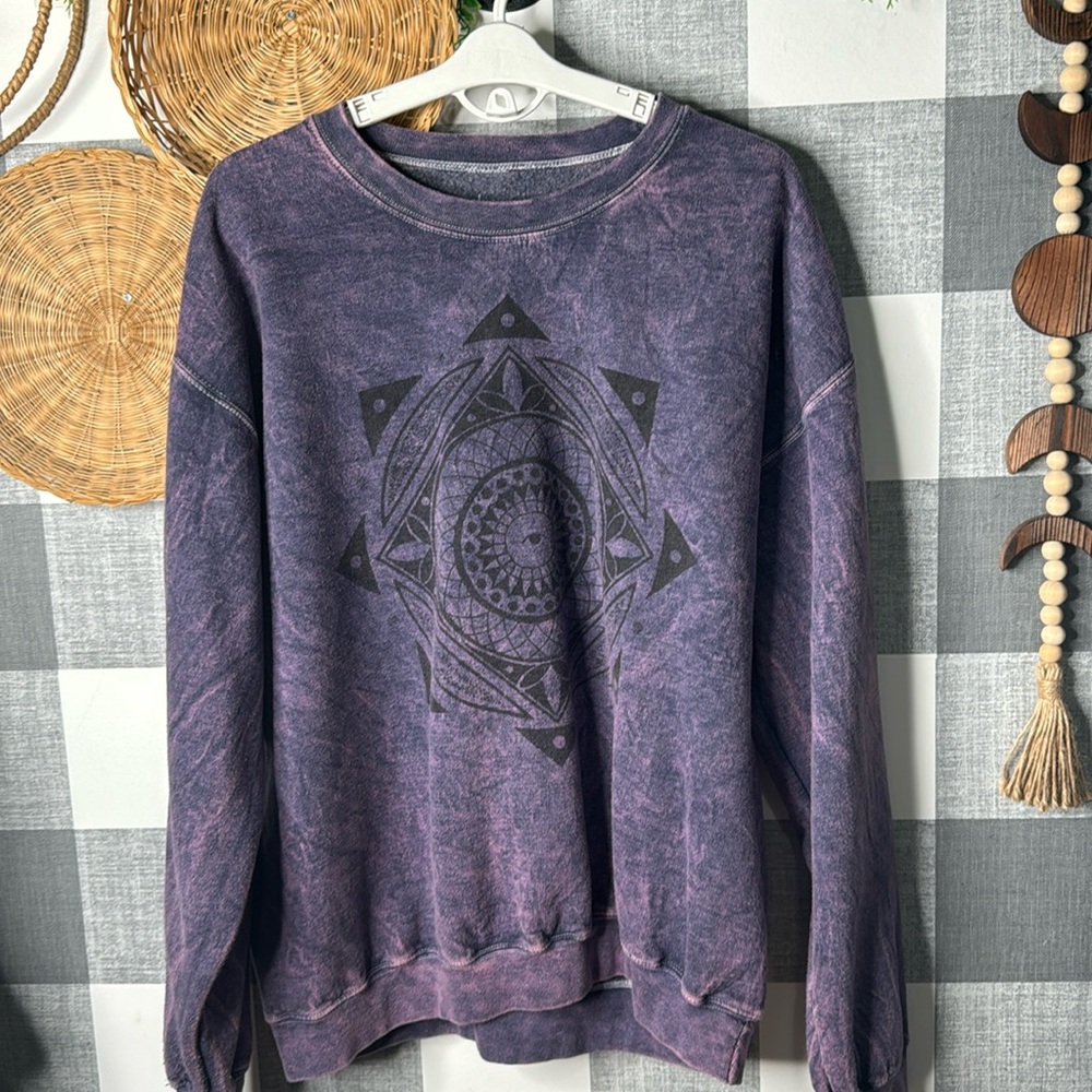 Life Clothing Co Purple crewneck